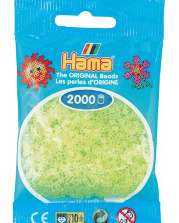 Hama Mini Perler    000 Stk Neon Gul Mini  501-34