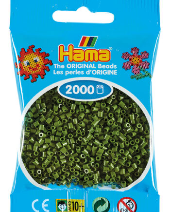 Hama Mini Perler    000 Stk Oliven Mini  501-84