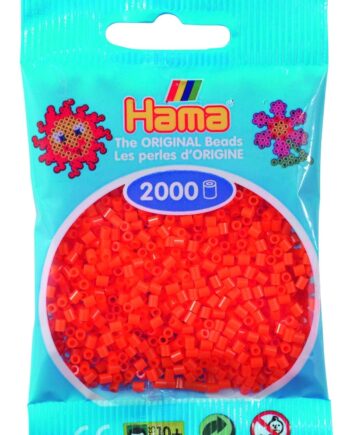 Hama Mini Perler    000 Stk Orange Mini  501-04