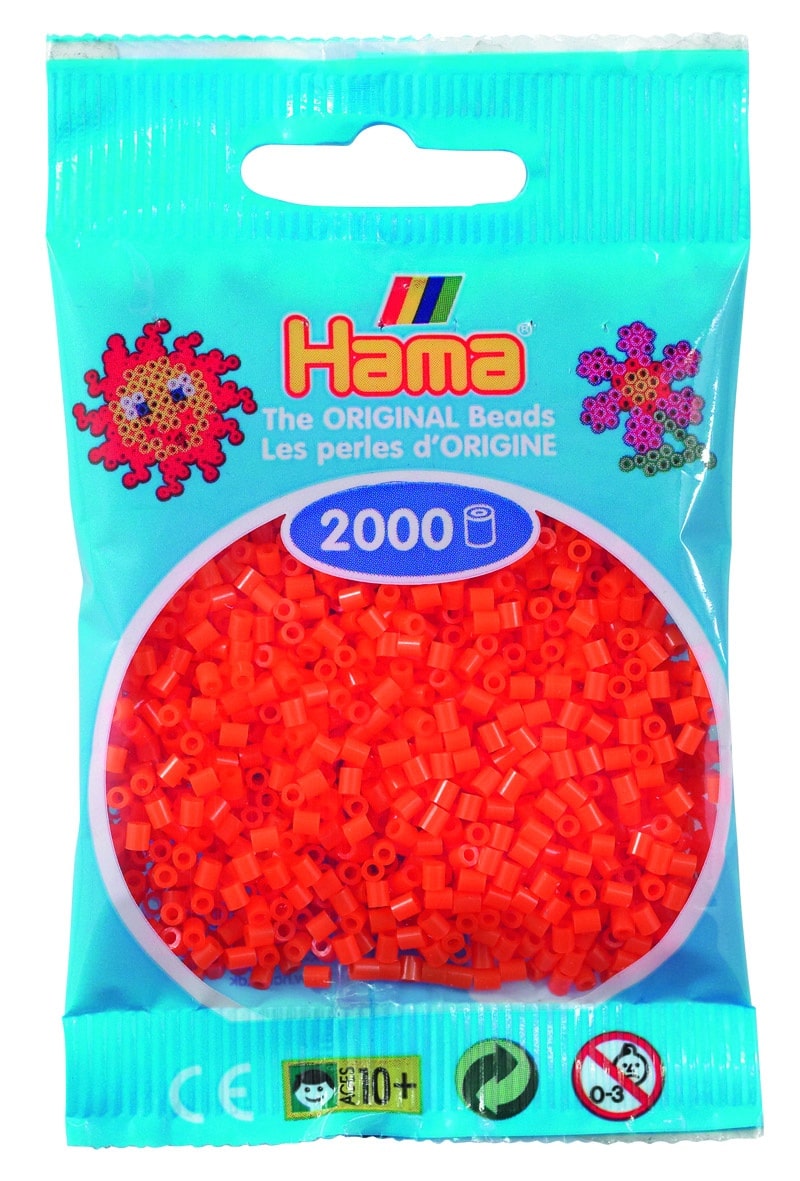 Hama Mini Perler 000 Stk Orange Mini 501-04
