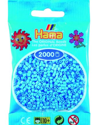 Hama Mini Perler    000 Stk Pastel Blå Mini  501-46