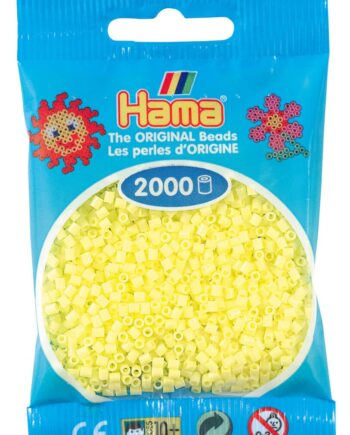 Hama Mini Perler    000 Stk Pastel Gul Mini  501-43