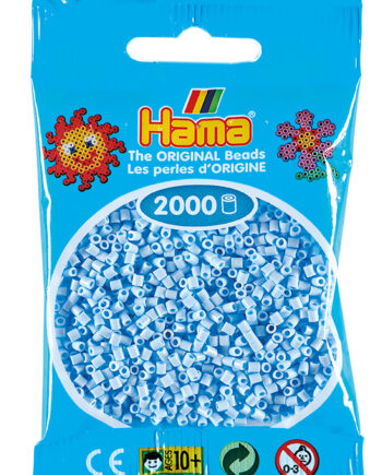 Hama Mini Perler    000 Stk Pastel Isblå Mini  501-97
