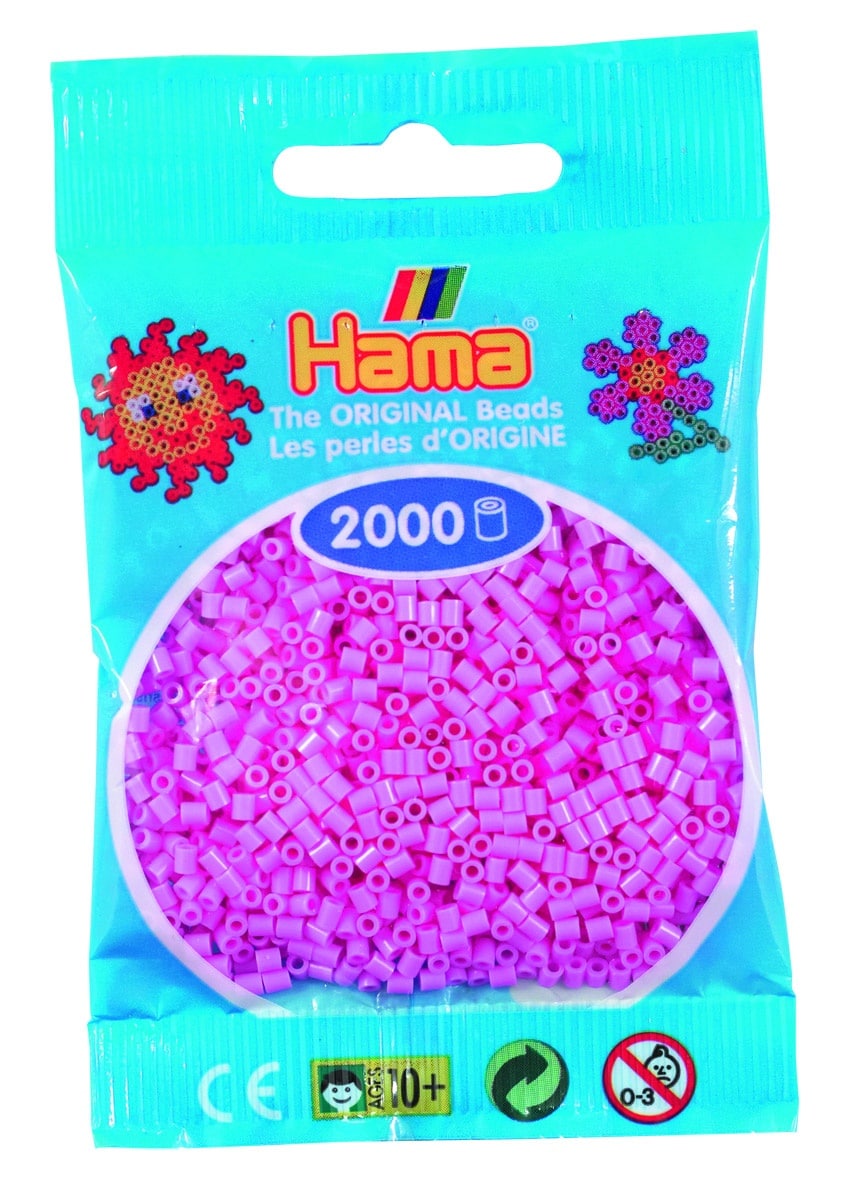 Hama Mini Perler 000 Stk Pastel Pink Mini 501-48