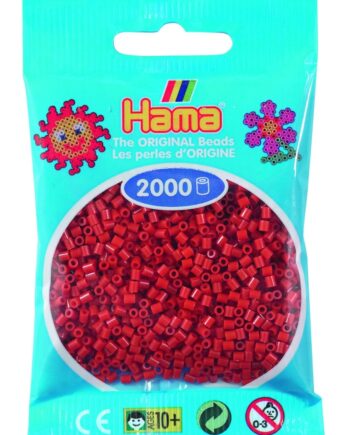 Hama Mini Perler    000 Stk Rødbrun Mini  501-20