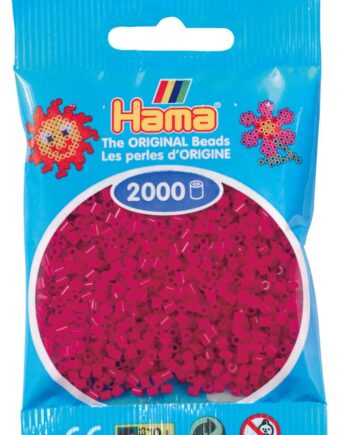 Hama Mini Perler    000 Stk Vinrød Mini  501-29