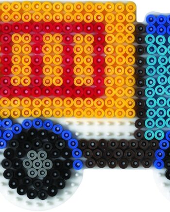 Hama Perleplade Midi Lastbil 18x10cm Hvid