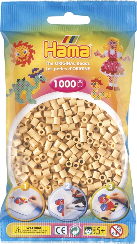 Hama Perler 1000 Stk Beige Midi 207-27