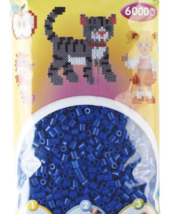 Hama Perler  6000 Stk Blå Midi  205-08