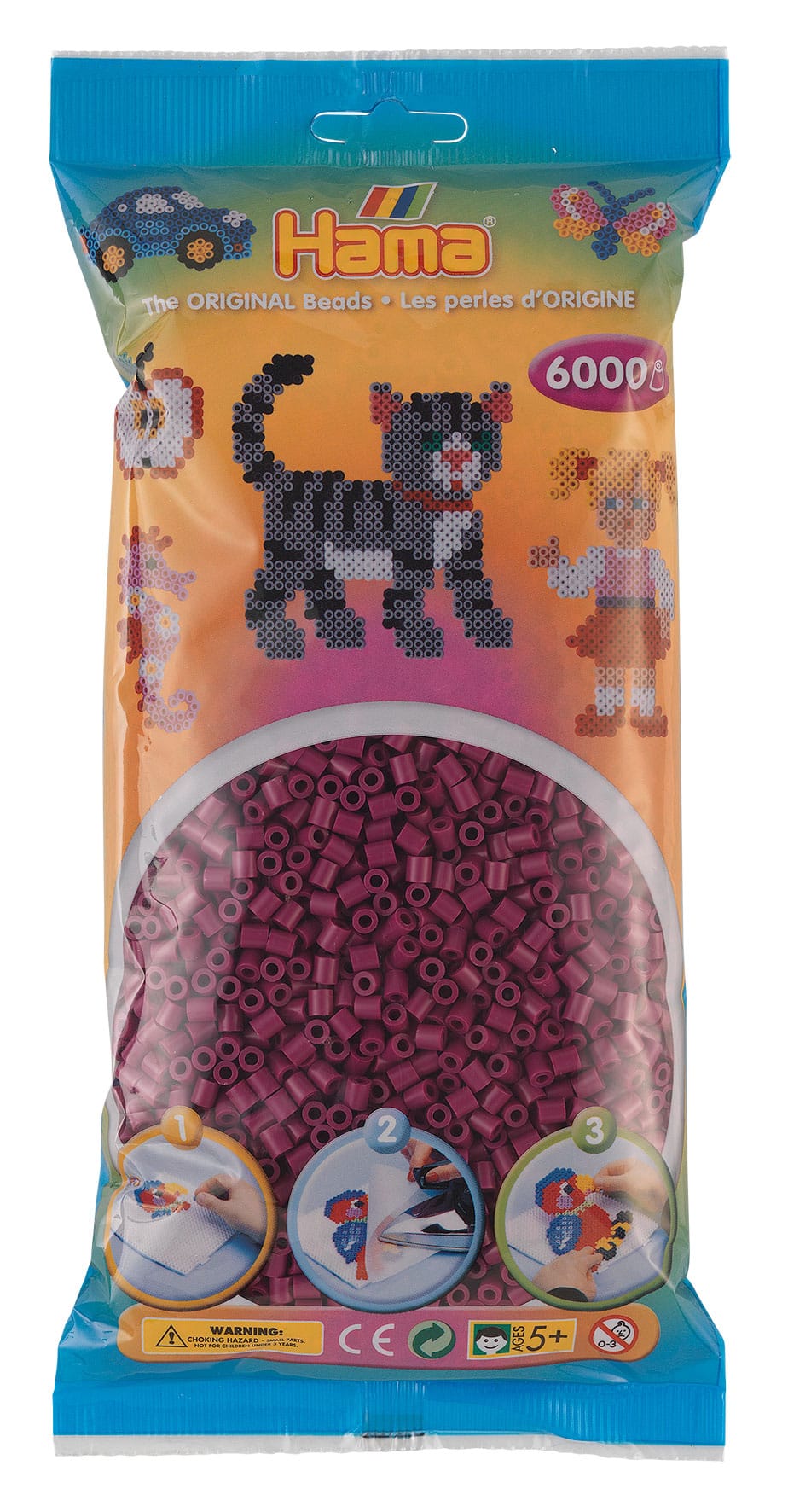 Hama Perler 6000 Stk Blomme Midi 205-82