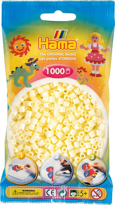 Hama Perler 1000 Stk Creme Midi 207-02