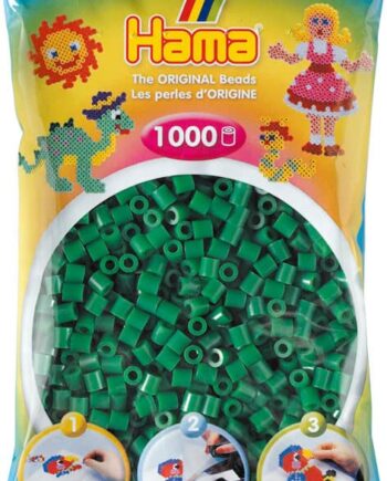 Hama Perler 1000 Stk Grøn Midi  207-10