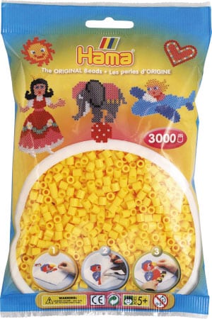 Hama Perler 3000 Stk Gul Midi 201-03
