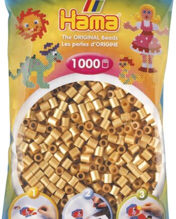 Hama Perler 1000 Stk Guld Midi  207-61