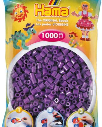 Hama Perler 1000 Stk Lilla Midi  207-07