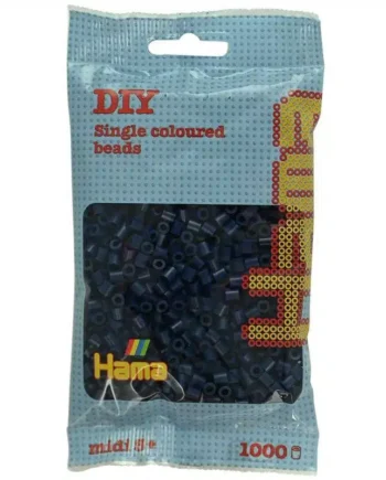 Hama Perler 1000stk Midnatsblå Midi  207-116