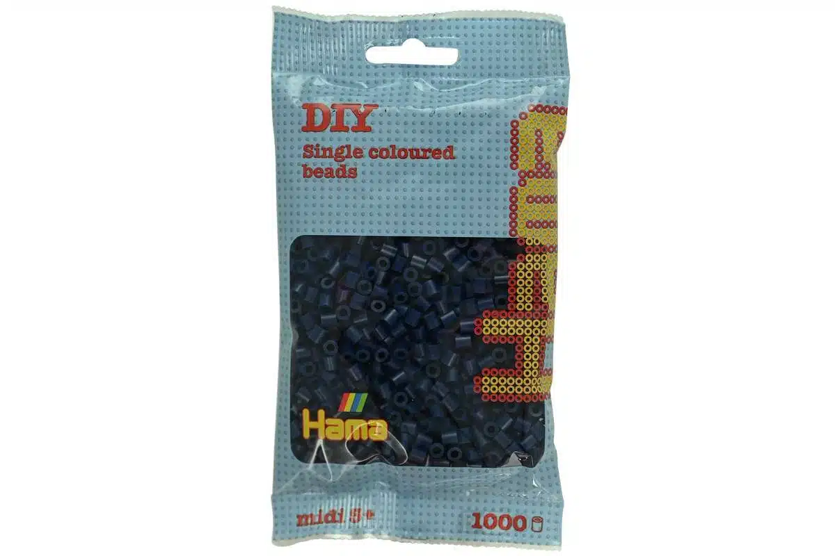 Hama Perler 1000stk Midnatsblå Midi 207-116