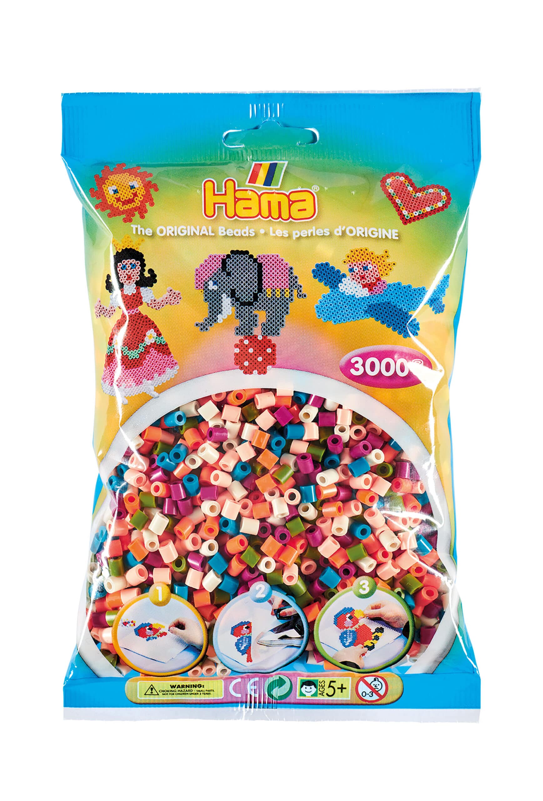 Hama Perler 3000 Stk Mix Midi 201-58