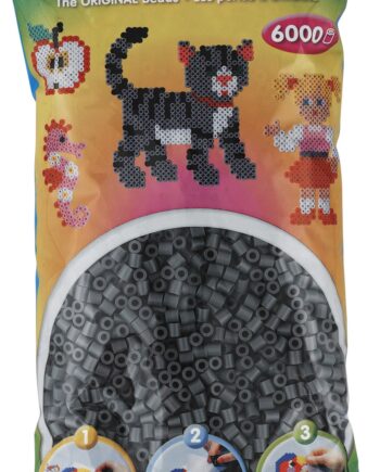 Hama Perler  6000 Stk Mørk Grå Midi  205-71