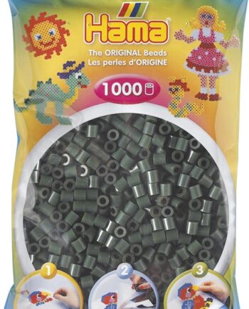 Hama Perler 1000 Stk Mørk Grøn Midi  207-28