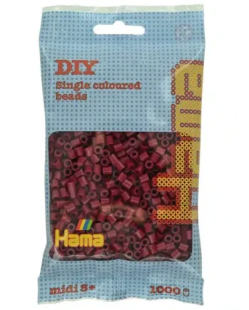Hama Perler 1000stk Mørk Kirsebær Midi  207-118