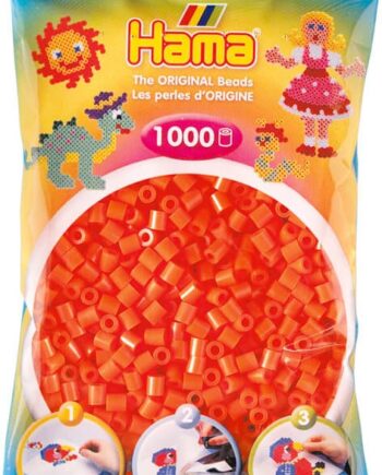 Hama Perler 1000 Stk Orange Midi  207-04
