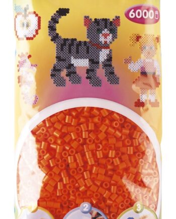 Hama Perler  6000 Stk Orange Midi  205-04