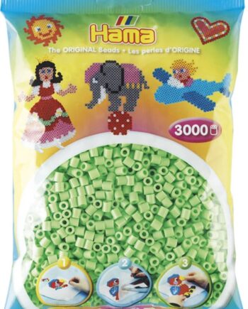 Hama Perler  3000 Stk Pastel Grøn Midi  201-47
