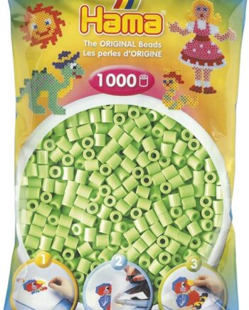 Hama Perler 1000 Stk Pastel Grøn Midi  207-47
