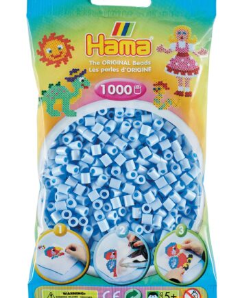 Hama Perler 1000 Stk Pastel Isblå Midi  207-97