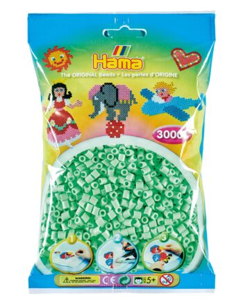 Hama Perler  3000 Stk Pastel Mint Midi  201-98
