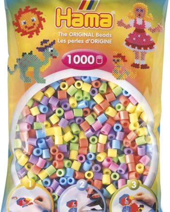 Hama Perler 1000 Stk Pastel Mix Midi  207-50