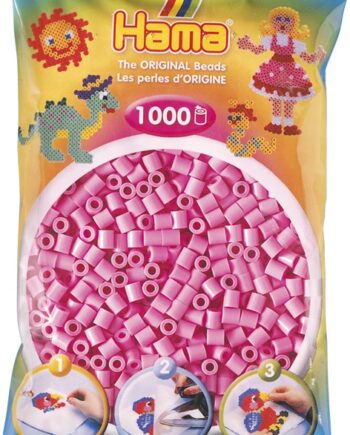 Hama Perler 1000 Stk Pastel Pink Midi  207-48
