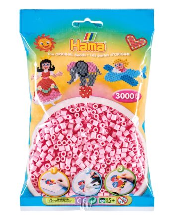 Hama Perler  3000 Stk Pastel Rosa Midi  201-95