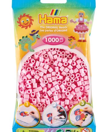 Hama Perler 1000 Stk Pastel Rosa Midi  207-95