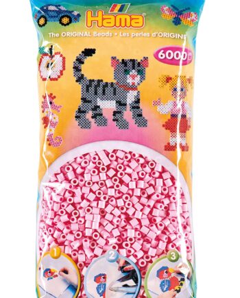 Hama Perler  6000 Stk Pastel Rosa Midi  205-95
