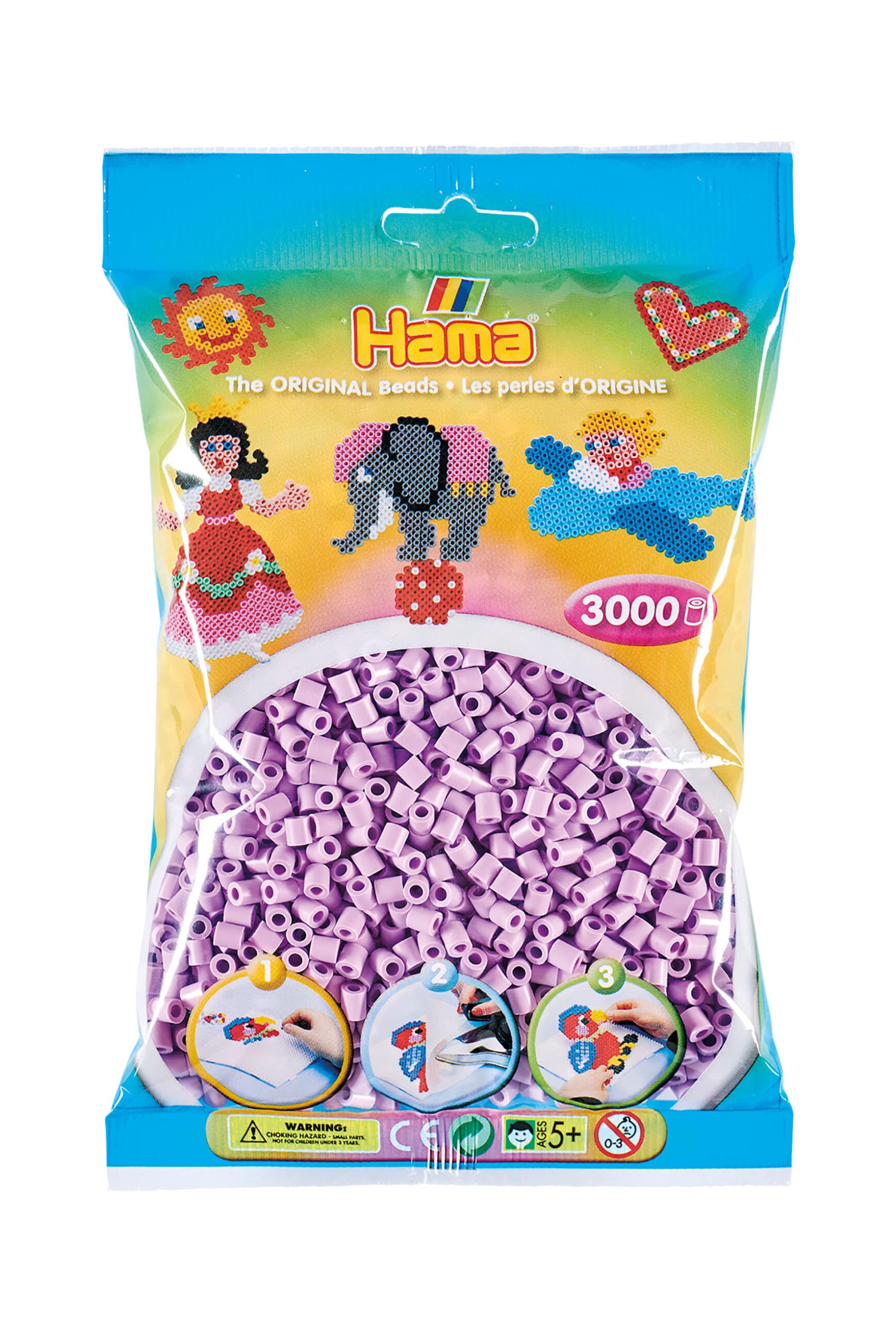 Hama Perler 3000 Stk Pastel Syren Midi 201-96