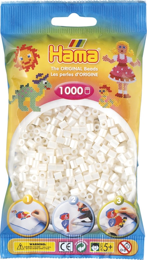 Hama Perler 1000 Stk Perlemor Midi 207-64