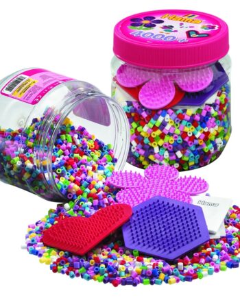 Hama Perler 4000 Stk    Perleplader Mix Farver Midi