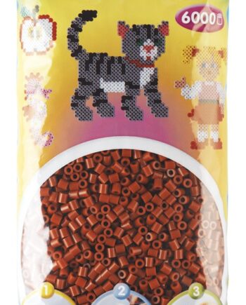 Hama Perler  6000 Stk Rødbrun Midi  205-20