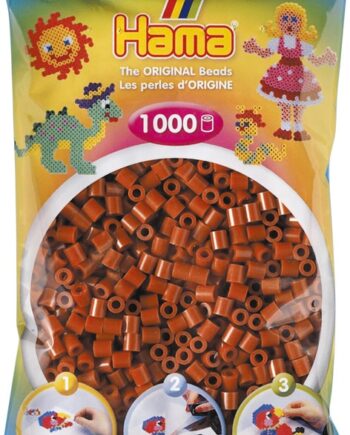 Hama Perler 1000 Stk Rødbrun Midi  207-20