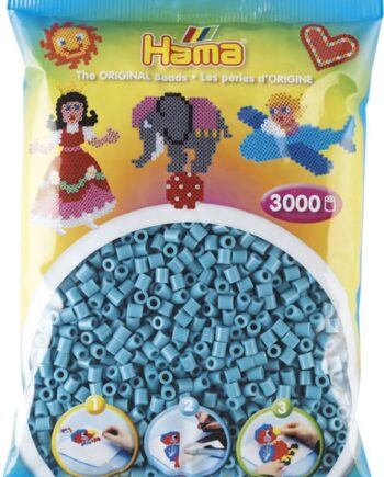 Hama Perler  3000 Stk Turkis Midi  201-31