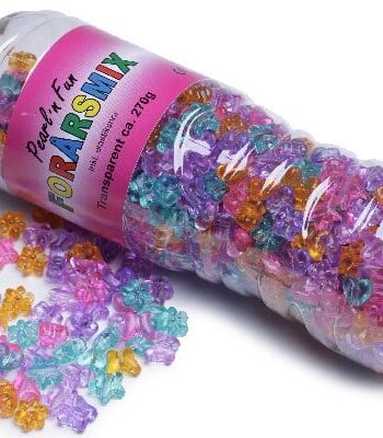 Pearl   Fun Forårsmix Perler Transp