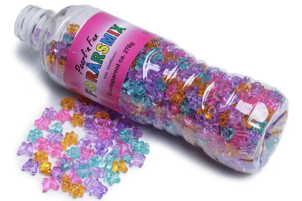 Pearl Fun Forårsmix Perler Transp