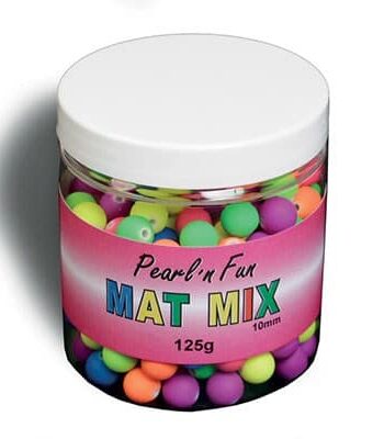 Pearl   Fun Runde Perler  10 Mm  Ass  Neon Farver 125g