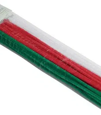 Piberenser 6mm 30cm 25stk Rød Hvid Grøn