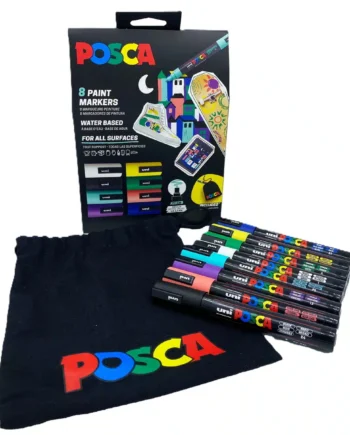 Posca Sæt Pc5m   Farver   Stofpose