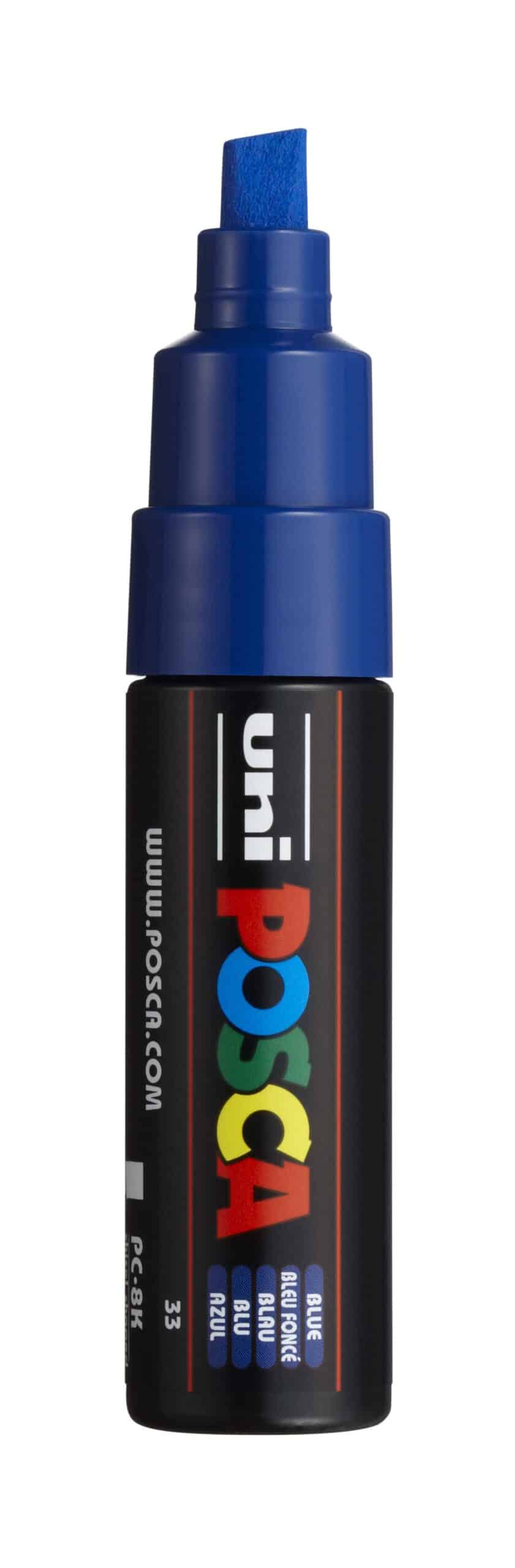 Posca Tusch Blå Pc-8k 1stk