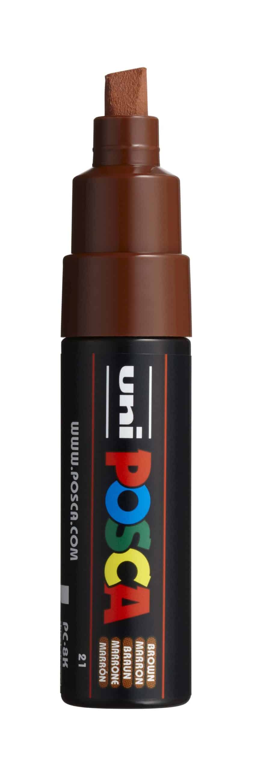 Posca Tusch Brun Pc-8k 1stk