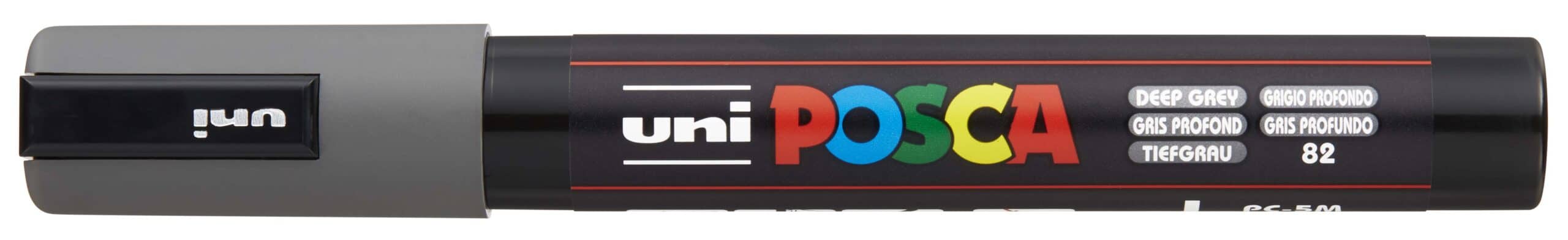 Posca Tusch Dyb Grå Pc-5m 1stk